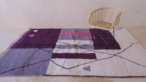 AFK Living vloerkleed Berber - handgemaakt - Wol - 80 x 240 cm