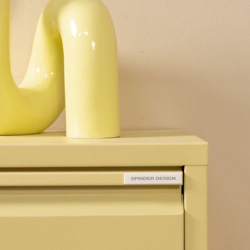 Spinder Design schoenenkast Billy 2 - Butter Yellow - 12 paar schoenen