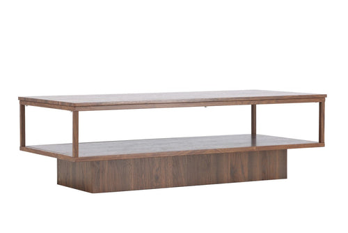 BRAM  salontafel Valsund - walnoot - 130 x 60 cm