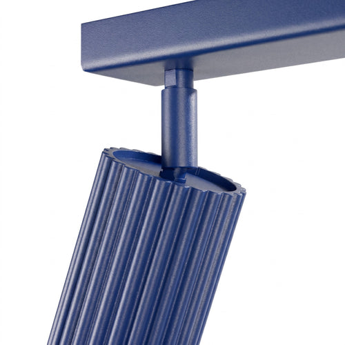 Sollux Lighting Plafondlamp KARBON 2 ultramarijn - 30x6,5x16,5cm