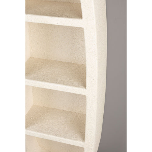 Dutchbone Veda Wandkast 3 Planken Gerecycled marmer Beige - vtwonen shop