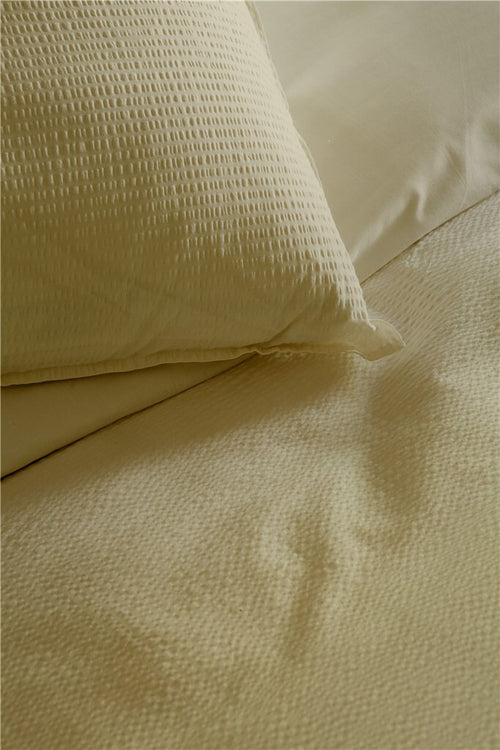 Walra - Dekbedovertrek Basic & Tough - 200x220 cm - Honing Mosterd - vtwonen shop