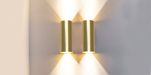 Artdelight Wandlamp Roulo 2 - Goud