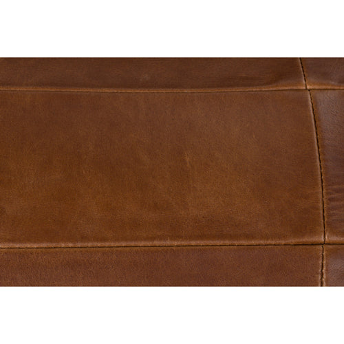 Dutchbone Wyatt Fauteuil Leer Chocolade Bruin - vtwonen shop