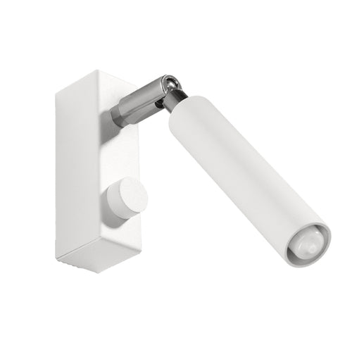 Sollux Lighting Wandlamp EYETECH 1 wit - 3x10x20cm