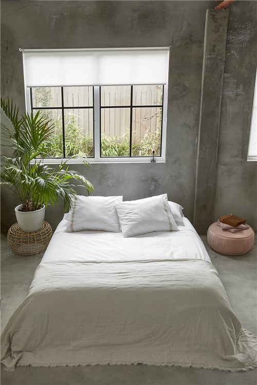 Walra - Dekbedovertrek Timeless Chic - 200x220 cm - Wit