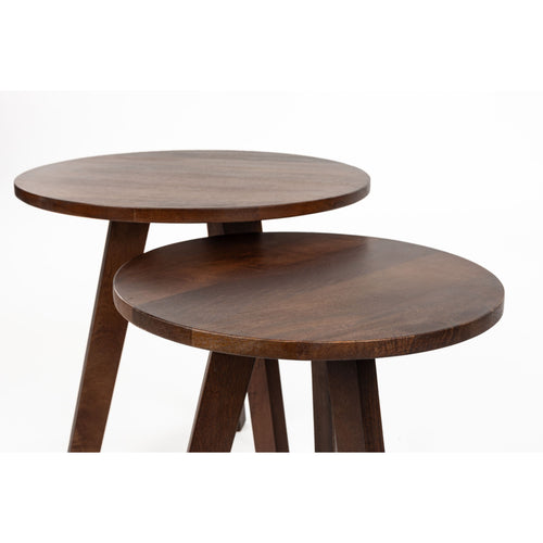 Housecraft Living Karlijn Bijzettafel Naturel Set Van 2