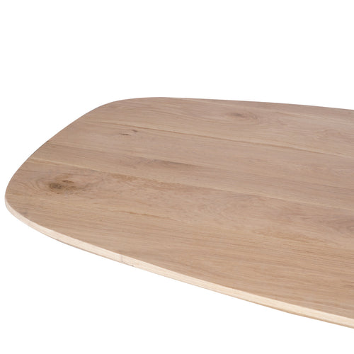 StarFurn Eettafel Ferris - Deens Ovaal Naturel Eikenhout - 240x110x76cm