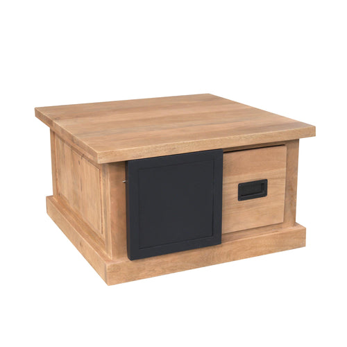 Starfurn Salontafel Noa - Rond Naturel Hout - Ø80x45cm