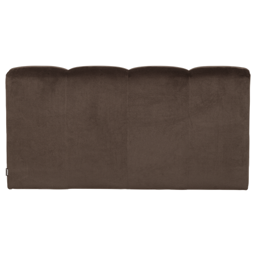 WOOOD eetbank 164 cm met rugleuning Mojo - Velvet - Bruin - 83x164x73