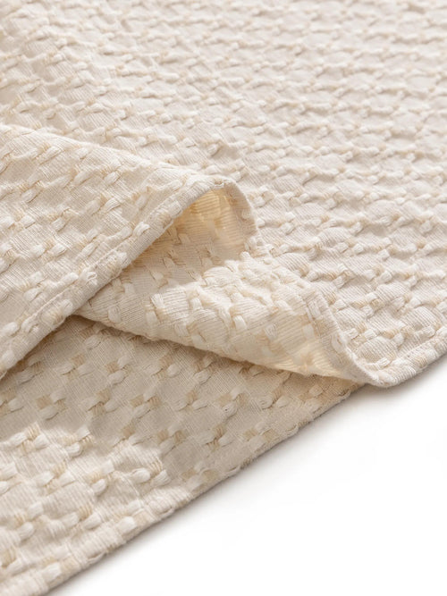benuta deken Vanida - beige - 130x180 cm