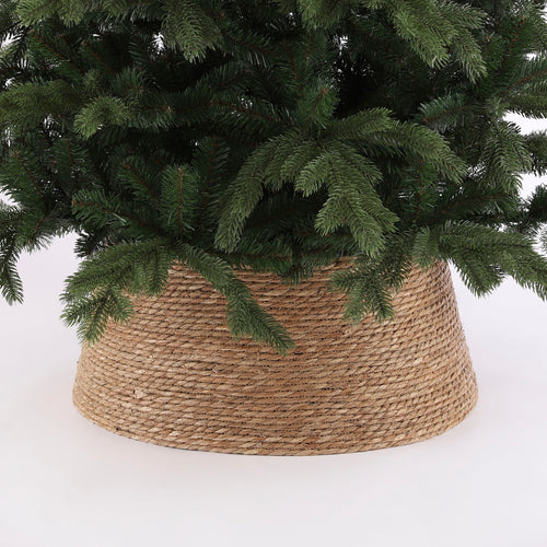 Mica Decorations Kerstboomrok - H26 x Ø58 cm - Zeegras - Naturel Bruin