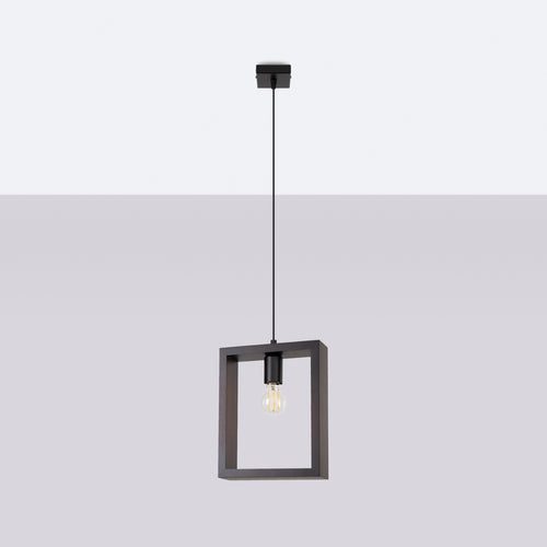 Sollux Lighting Hanglamp ARIES wengé - 24x8x133cm