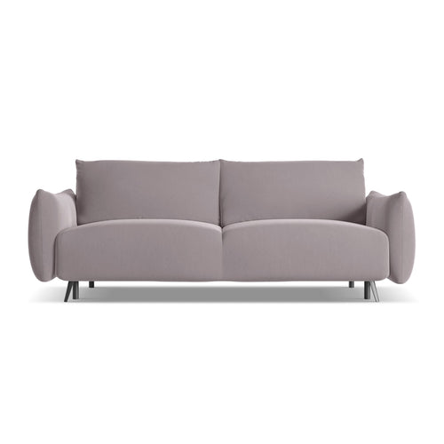 LaMiaSofa 3-zits slaapbank Genova - velours - lavendel - 230x105x86