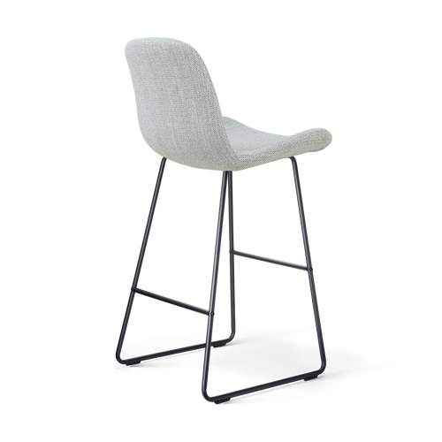 Nolon Nino-Fé barkruk grijs melange - zwart onderstel - 75 cm - vtwonen shop