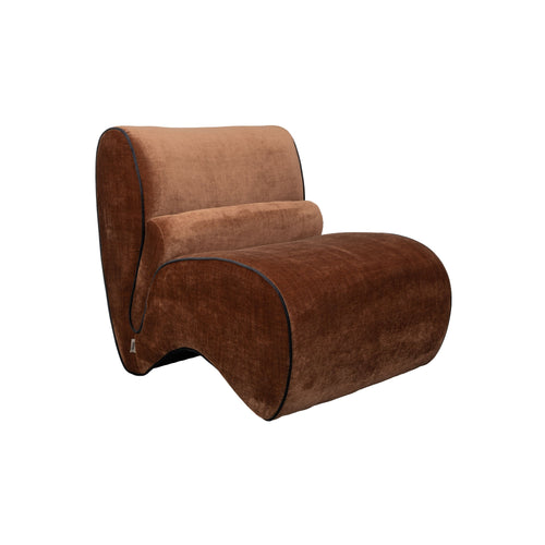 Dutchbone Donna Fauteuil Donkerbruin