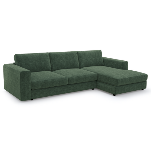 Sia Home -  WILL - Fluweel met patroon - Smaragdgroen - 304cm