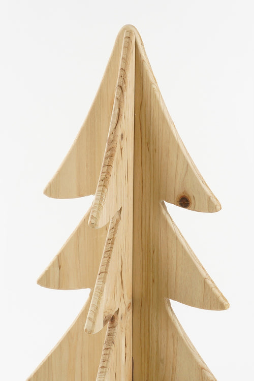 House of Seasons Decoratie Kerstboom - H78 x Ø36 cm - Dennenhout - FSC 100% - Bruin - vtwonen shop