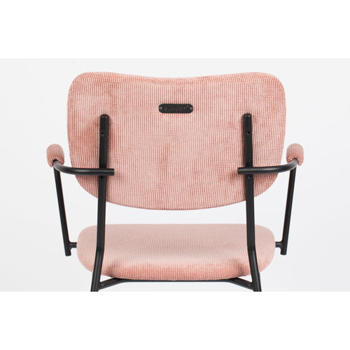 Zuiver Benson Eetkamerstoelen met armleuning Roze - Set van 2 - vtwonen shop