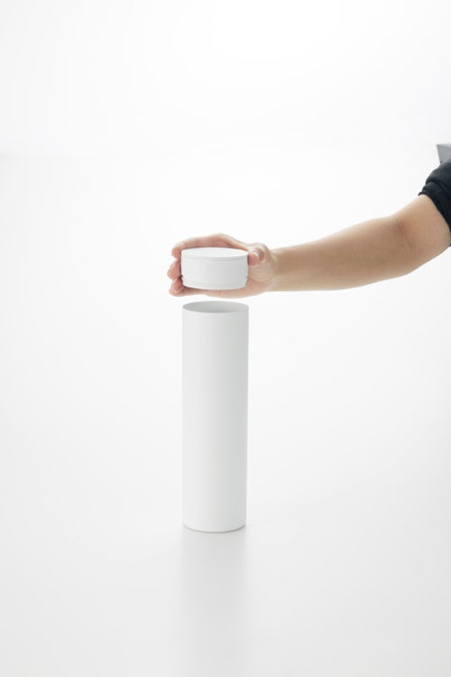 Yamazaki Tissuebox Rond - Tower - Wit