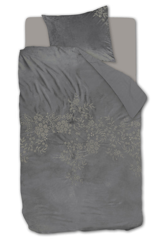 Beddinghouse Dekbedovertrek Arya - 140 x 200/220 cm - Grijs