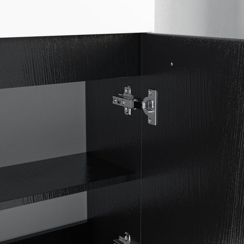 LOMAZOO toiletmeubel Bombay - zwart eiken