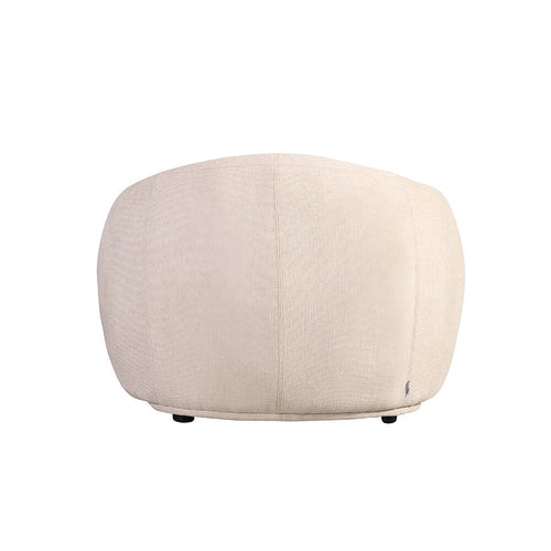 HOME DELUXE fauteuil CASARA geweven stof beige - 99 x 104 x 72 cm