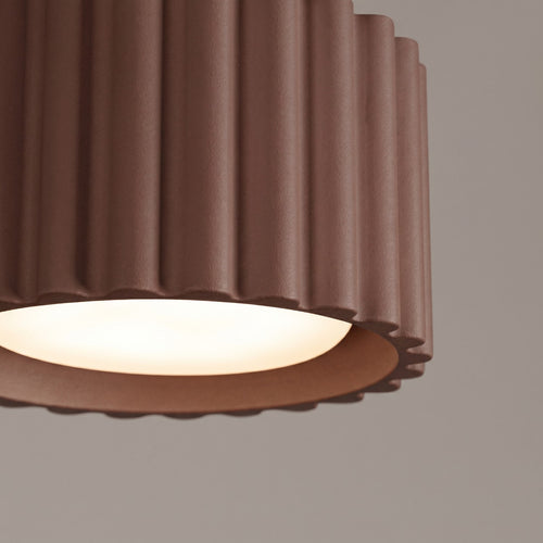Sollux Lighting Plafondlamp AURA 1 bruin Gx53 - 10x10x6cm
