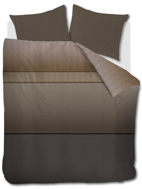 Beddinghouse Dekbedovertrek Carter - 200 x 200/220 cm - Bruin