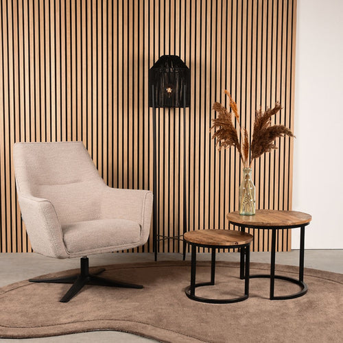 LABEL51 Vloerkleed Mody - Taupe - 300x200x1,5cm - vtwonen shop