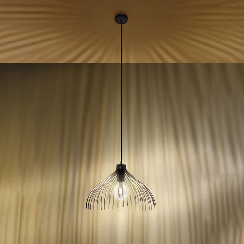 Sollux Lighting Hanglamp UMB zwart - 40x40x125cm