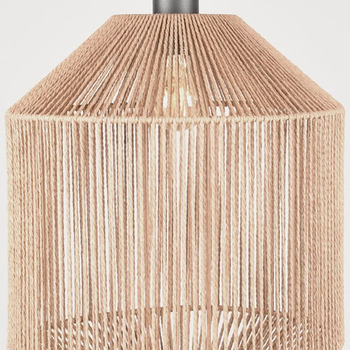 LABEL51 Hanglamp Ibiza - Naturel Jute - 33x33x162cm - vtwonen shop