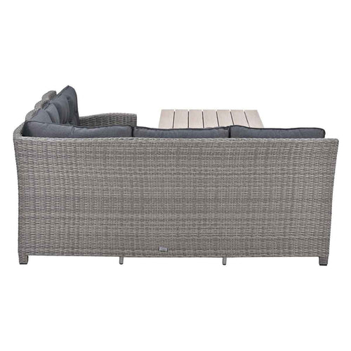 Garden Impressionslounge dining set Jaru 5-delig links - light teak vironwood