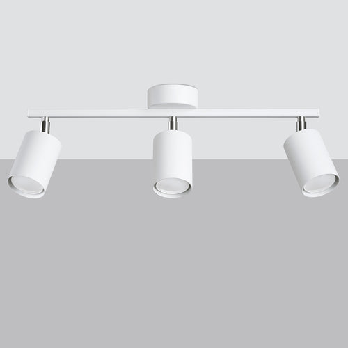 Sollux Lighting Plafondlamp LEMMI 3 wit - 46x8x20cm