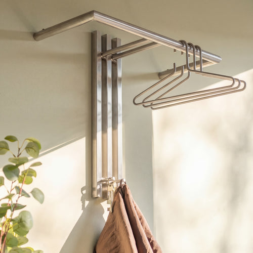 Spinder Design kledinghangers (set van 3) Senza 6 - RVS