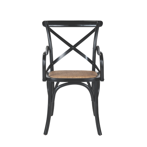 Signature - BISTROT Set van 2 bridge fauteuils - Zwart - 62x89x51 cm