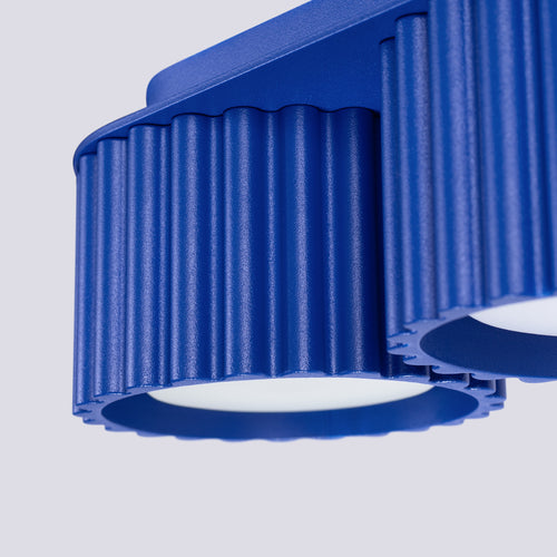 Sollux Lighting Plafondlamp AURA 2 ultramarijn Gx53 - 21x10x12cm