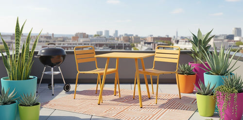 MaximaVida metalen tuinset Max okergeel 80 cm - vtwonen shop