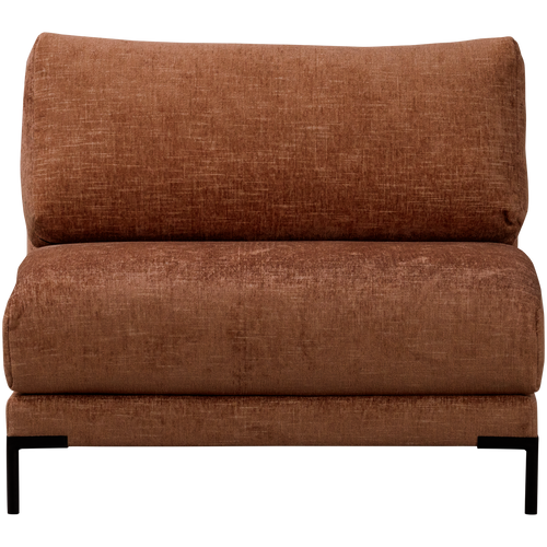 vtwonen loveseat bank element Couple - Polyester - Roest Melange - 89x100x100 - vtwonen shop