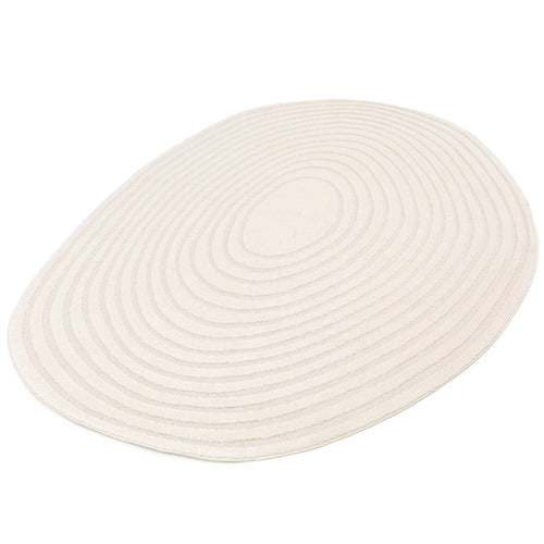 AFK Living vloerkleed Aeon - reliëfeffect - wit - 160 x 230 cm