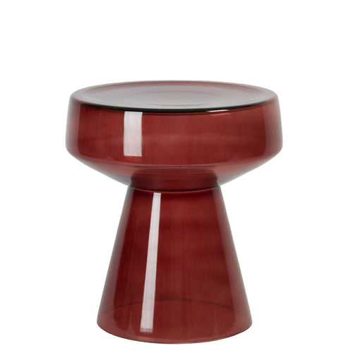 Light & Living bijzettafel Dakwa - rood - Ø37cm