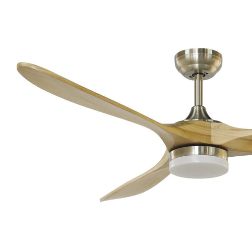 CristalRecord plafondventilator Yenbig - 1 lichts - 152  x 45   cm - mat-chroom bruin - vtwonen shop