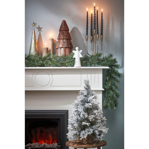 Black Box Trees Dinsmore Kunstkerstboom in Jute - H60 x Ø50 cm - Frosted Green