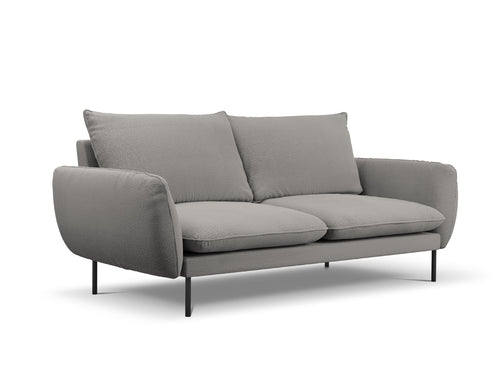 Cosmopolitan Design Bank Vienna 3-zits, boucle, grijs - 92x200x95cm