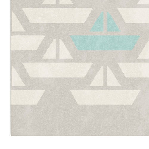 AFK Living vloerkleed Boten - voor kinderen - grijs - 120 x 170 cm - vtwonen shop