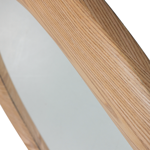 WOOOD spiegel 100x100 cm Glivon - Hout Fineer - Naturel