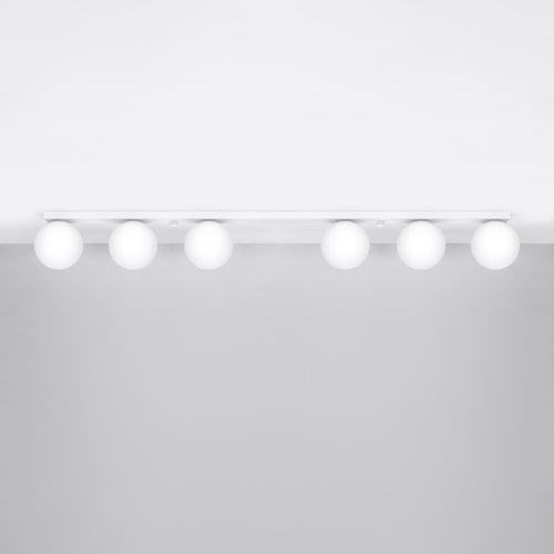 Sollux Lighting Plafondlamp YOLI 6 wit - 120x12x14,5cm