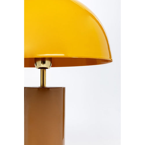 Kare Design tafellamp Josy - geel en bruin