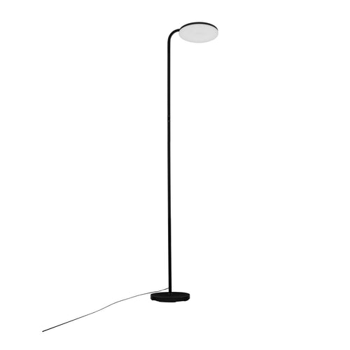 Nova Luce SINKRO Geïntegreerde LED-vloerlamp in zandzwart, met aanraakbediening en dimfunctie, 30W, 2224lm, 3000K