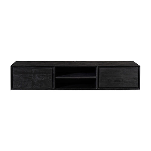 Starfurn Tv-meubel Ambiance - Zwevend - Zwart Hout - 160x35x30cm